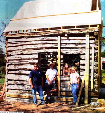 Martin and Carol Langford with Hoover Cabin